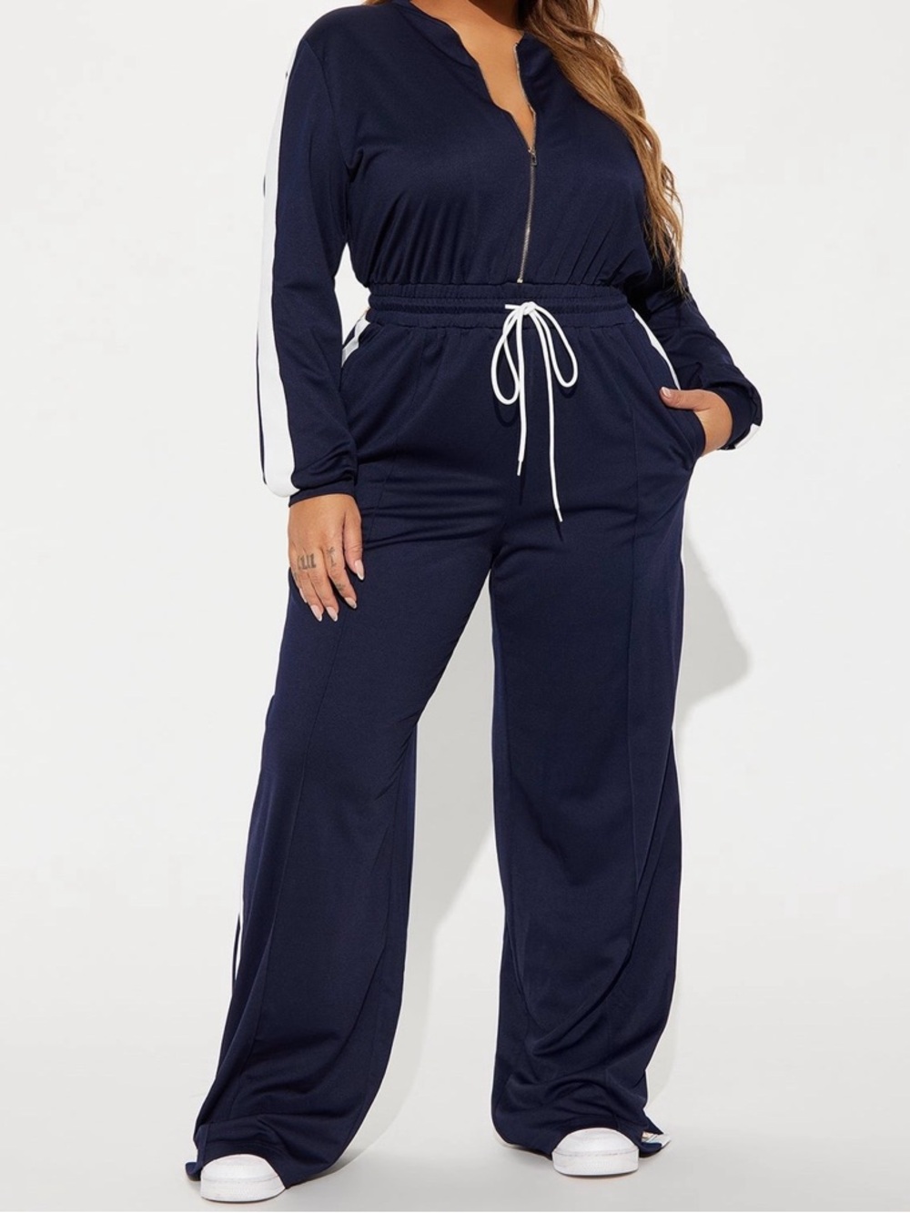 Fashion Nova Navy Jumpsuit